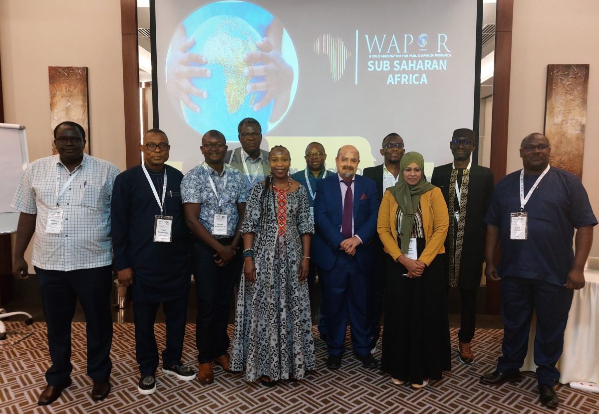 wapor ssa group photo at a conference